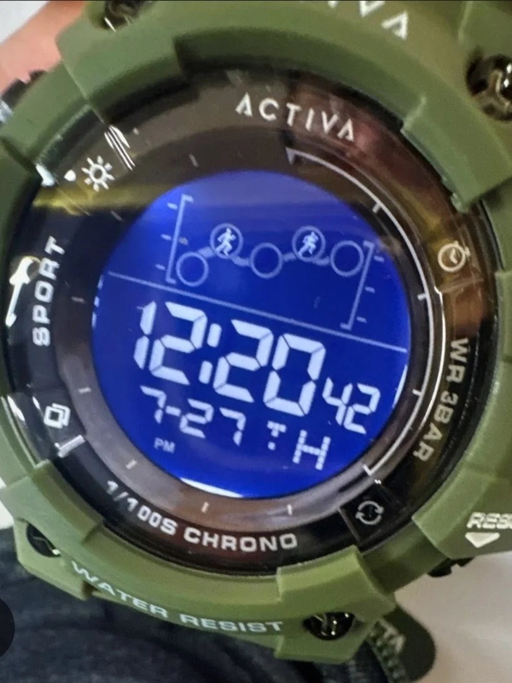 Invicta ActivA Olive Green and Black Digital Sports Watch